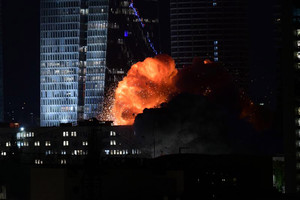 ISRAEL-TEL AVIV-IRAN-MISSILE-ATTACK