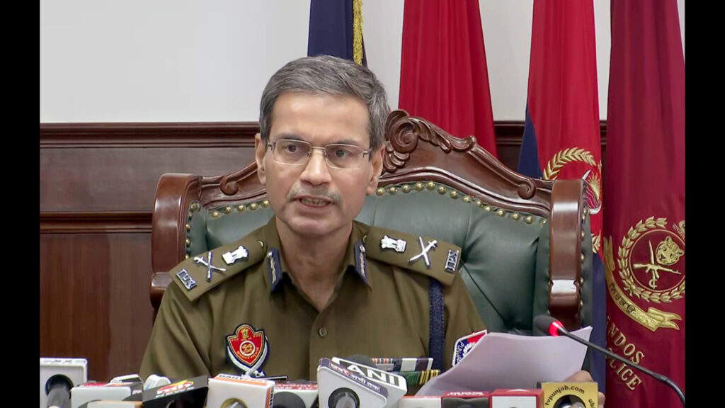 Gaurav Yadav addresses the press on the RPG attack case