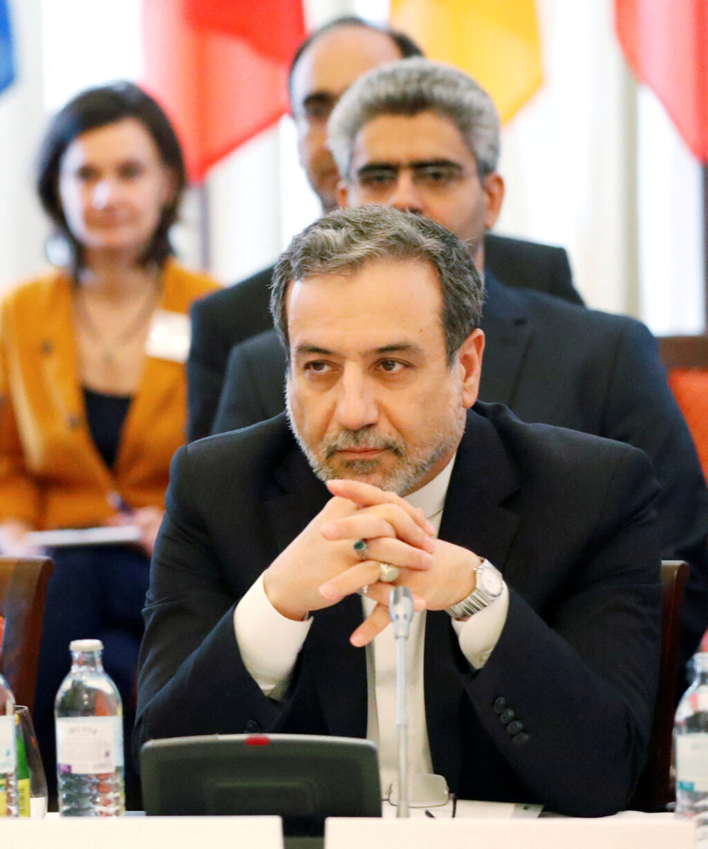 FILE PHOTO: Iran's top nuclear negotiator Araqchi attends a meeting in Vienna