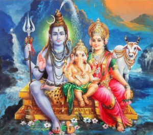 Shiva-Parvati-Ganesha-in-Calendar