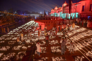 Indians Celebrate Diwali In Ayodhya