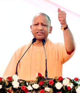 UP CM Yogi Adityanath addresses the public meeting ahead of Haryana Assembly elections