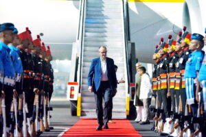 Friedrich Merz lands in Ahmedabad
